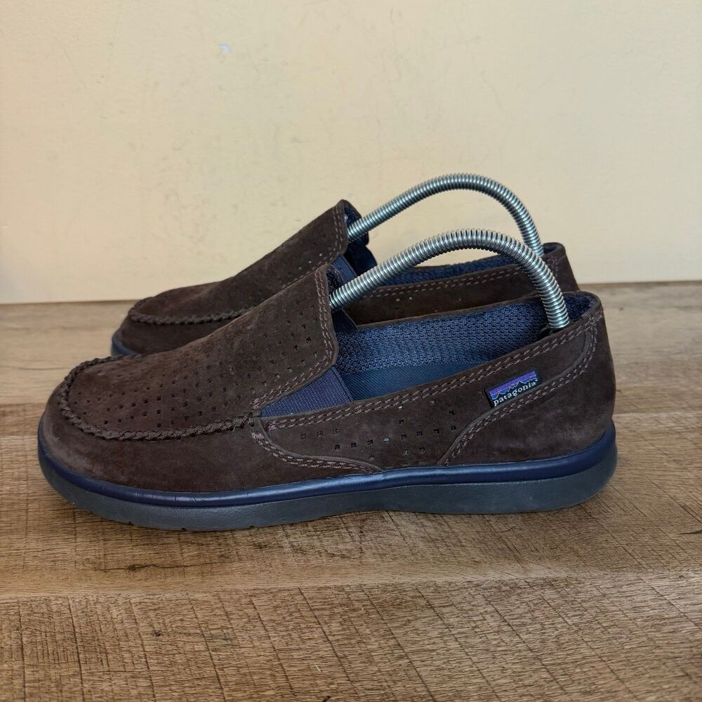 Patagonia Men's Maui Air Slip-On shoes brown loafers size 9